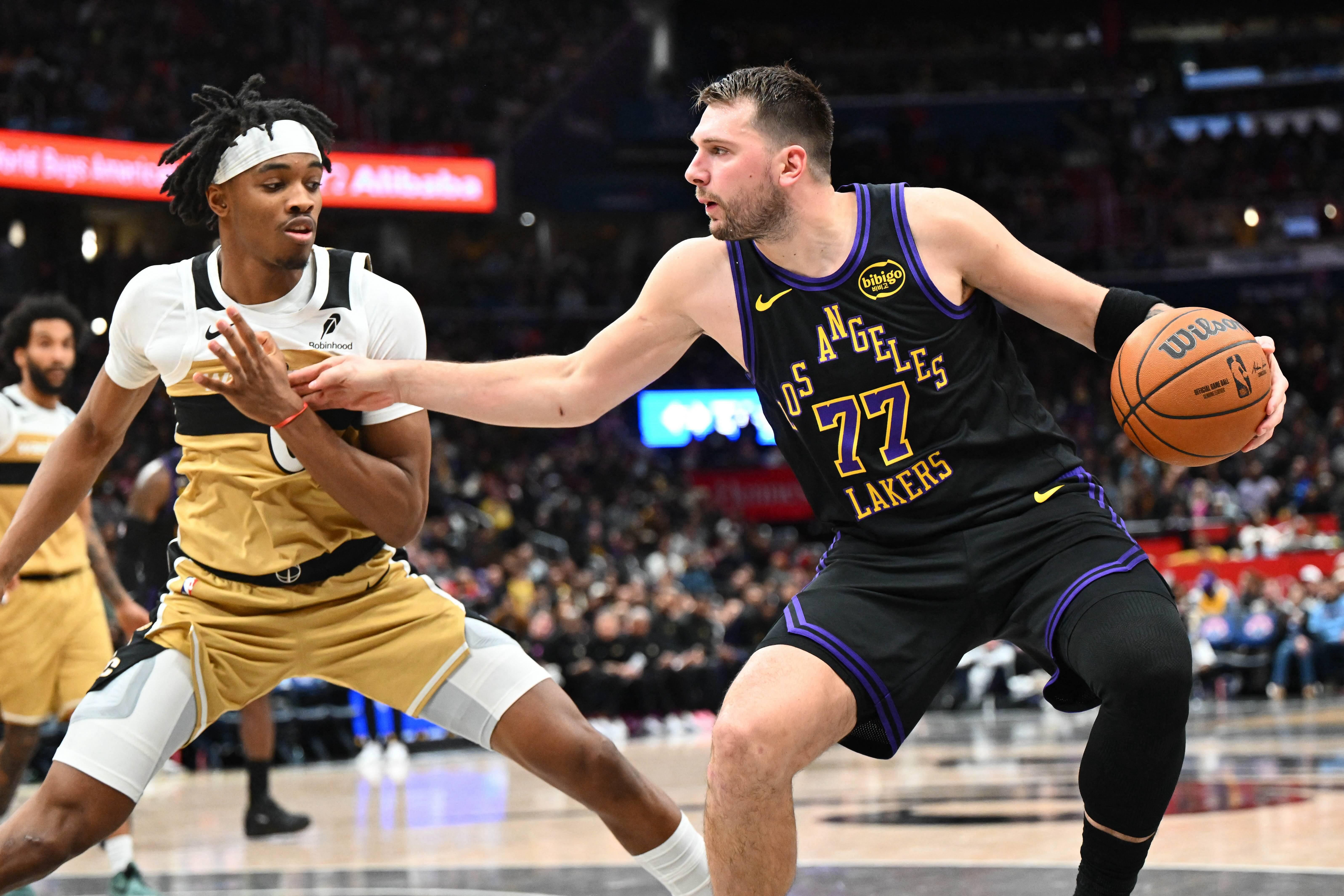NBA: Luka Doncic posts 37-point triple-double as Lakers crush Wizards