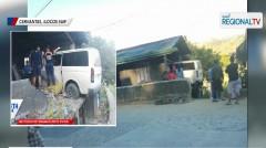 Van na nawalan ng kontrol habang nasa biyahe, napunta sa 2nd floor ng isang bahay sa Ilocos Sur
