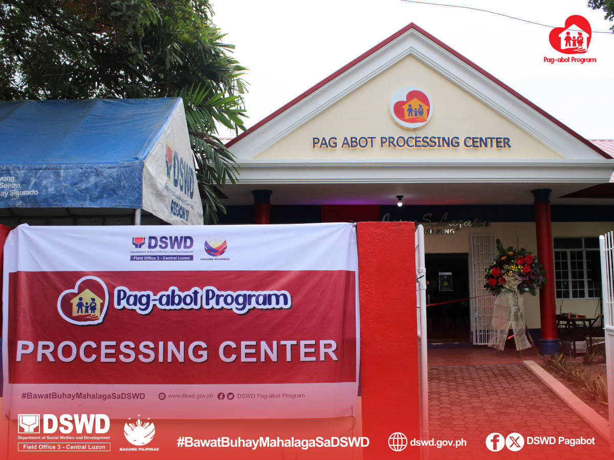 Pag-abot processing center in Pampanga