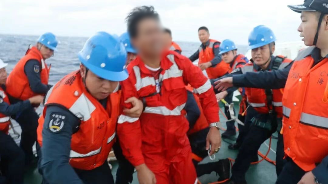 China Coast Guard rescues 13 Filipinos from capsized cargo vessel 
