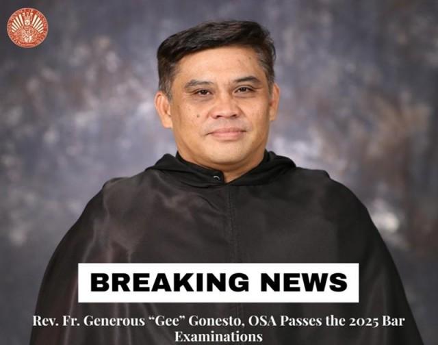 Fr. Generoso Gee Gonesto, OSA from the University of San Agustin in Iloilo