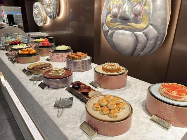 A selection of dishes from the buffet, showcasing the variety on offer. Photo: Carby Rose Basina/GMA Integrated News