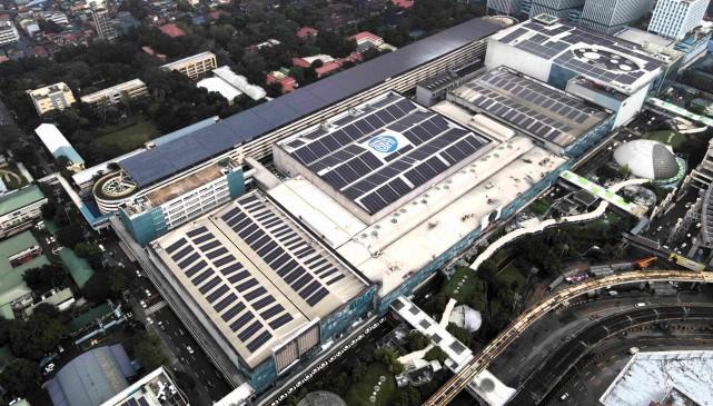 A historic 100MW milestone. At Quezon City, the SM North Edsa, the first Philippine mall to use clean energy with rooftop solar photovoltaic systems, continues to deliver SM Prime&acirc;s people-centric sustainable retail spaces.
