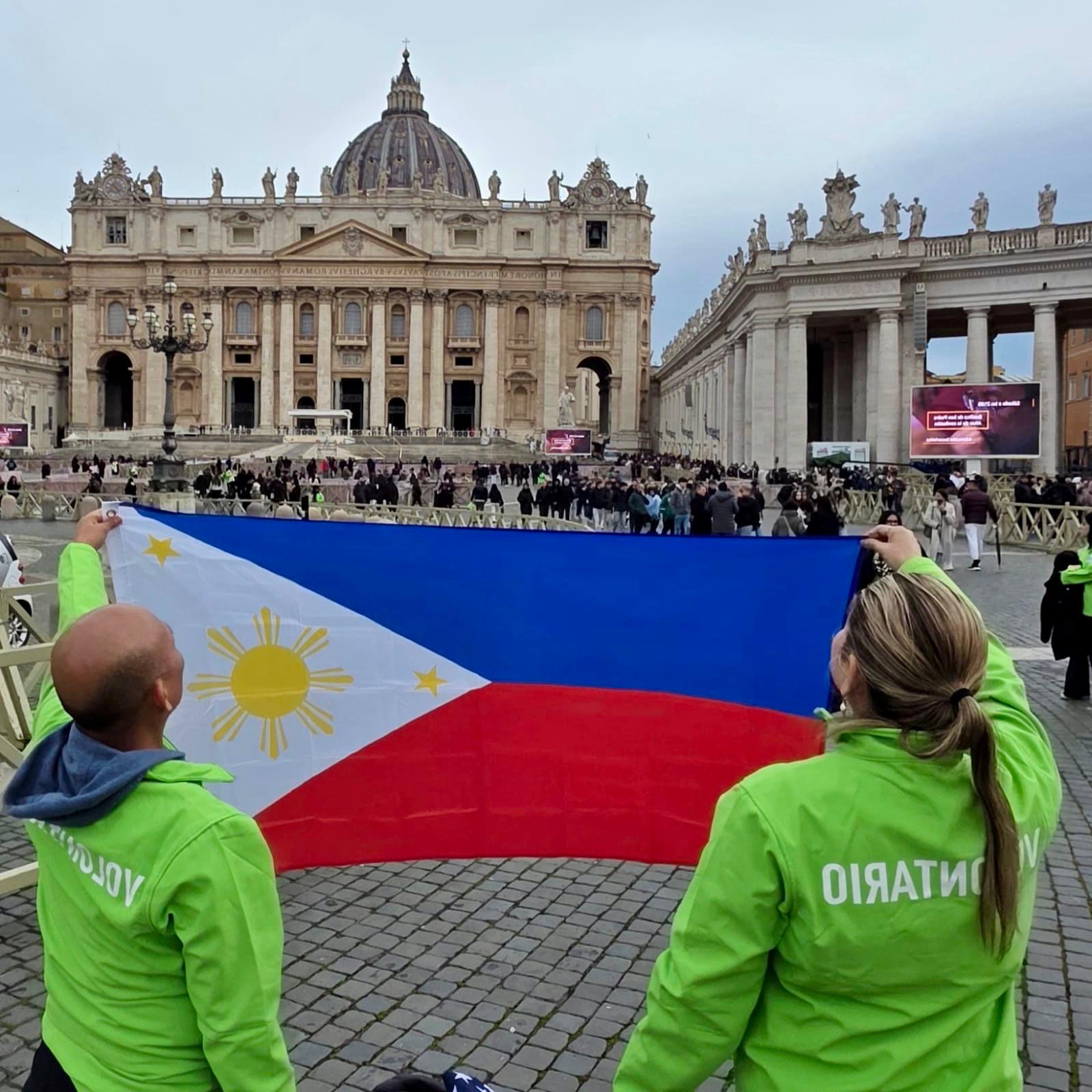 Filipino volunteers at Jubilee of Hope in Vatican City