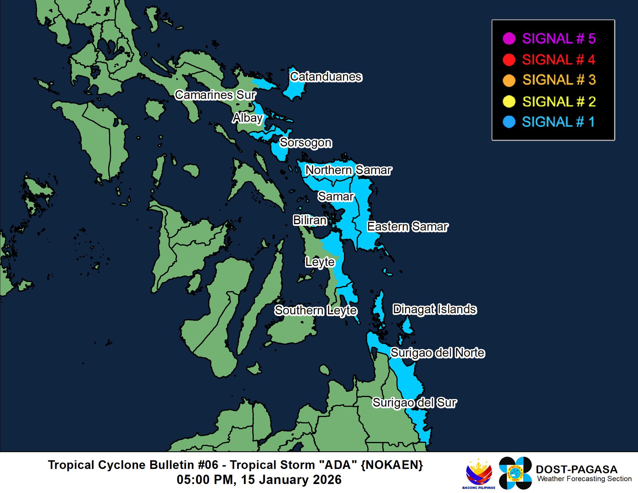 Tropical Cyclone Ada Strengthens to Storm as PAGASA Issues Advisory for Areas
