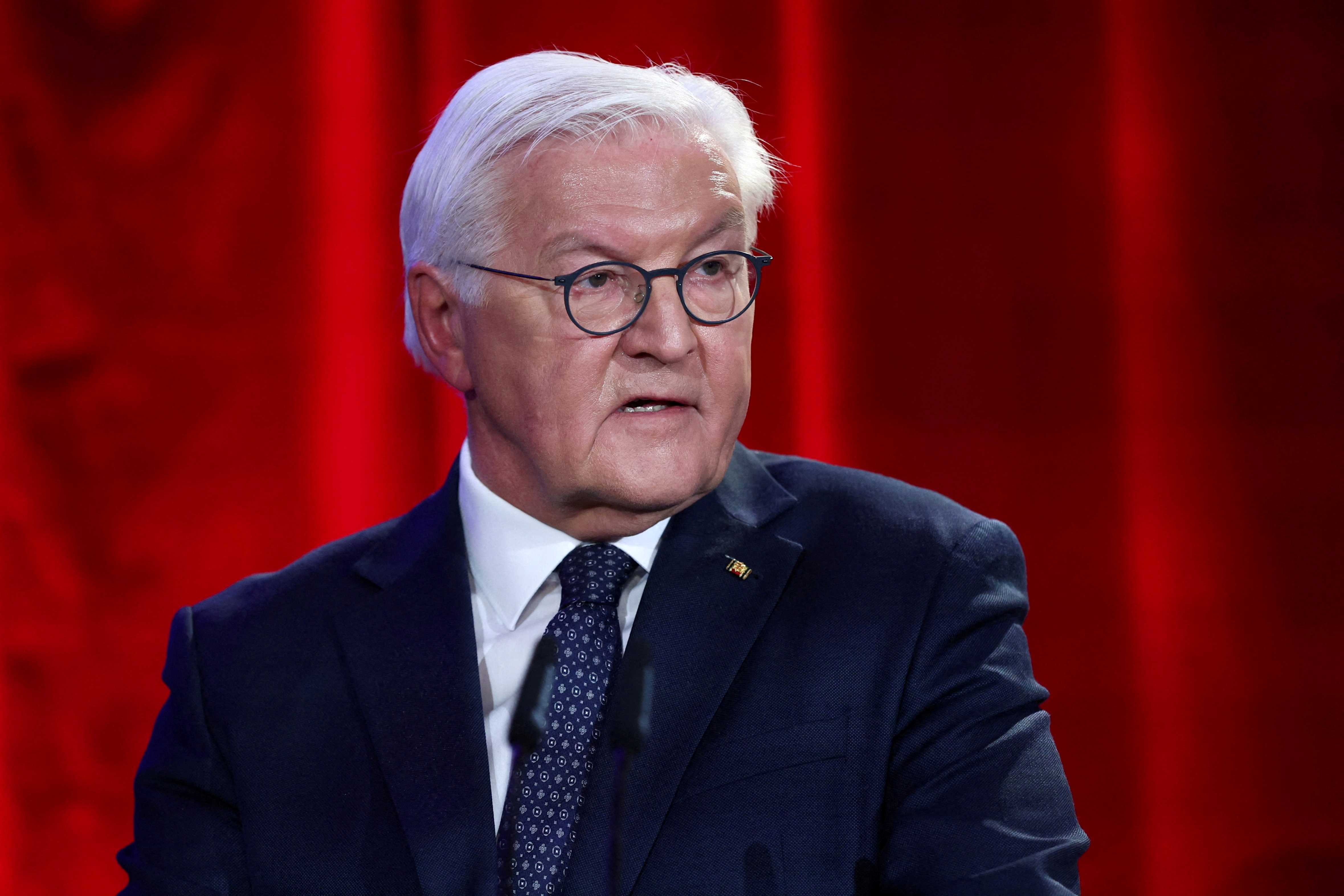 German President Frank-Walter Steinmeier, Nov. 9, 2025