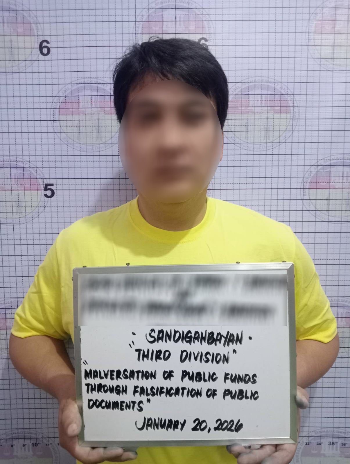 LOOK: PNP releases mugshot of ex-senator Bong Revilla