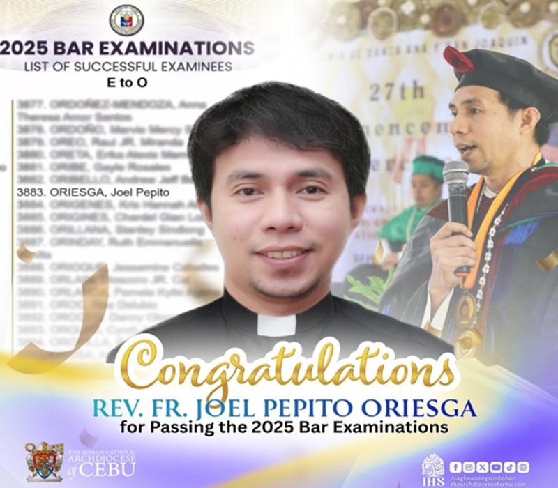 Seven priests, Franciscan brother among 2025 Bar exam passers