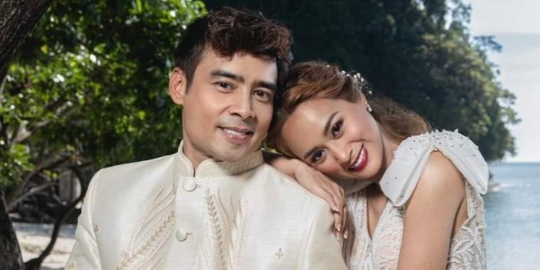 Jopay Paguia reacts after husband Joshua Zamora defends her from basher