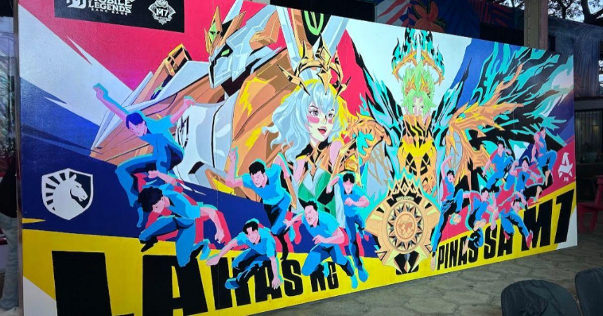 Local artistry shines as Team Liquid, Aurora get special M7 send-off with this mural