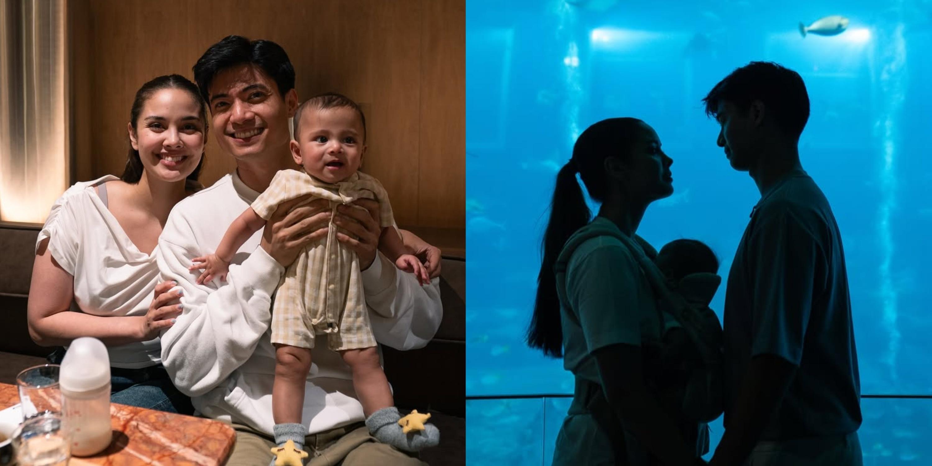 Megan Young, Mikael Daez take son Leon to Singapore for the first time