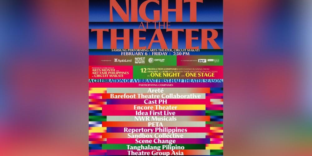 'Night at the Theater': Watch 12 theater companies for free in Makati on Feb. 6