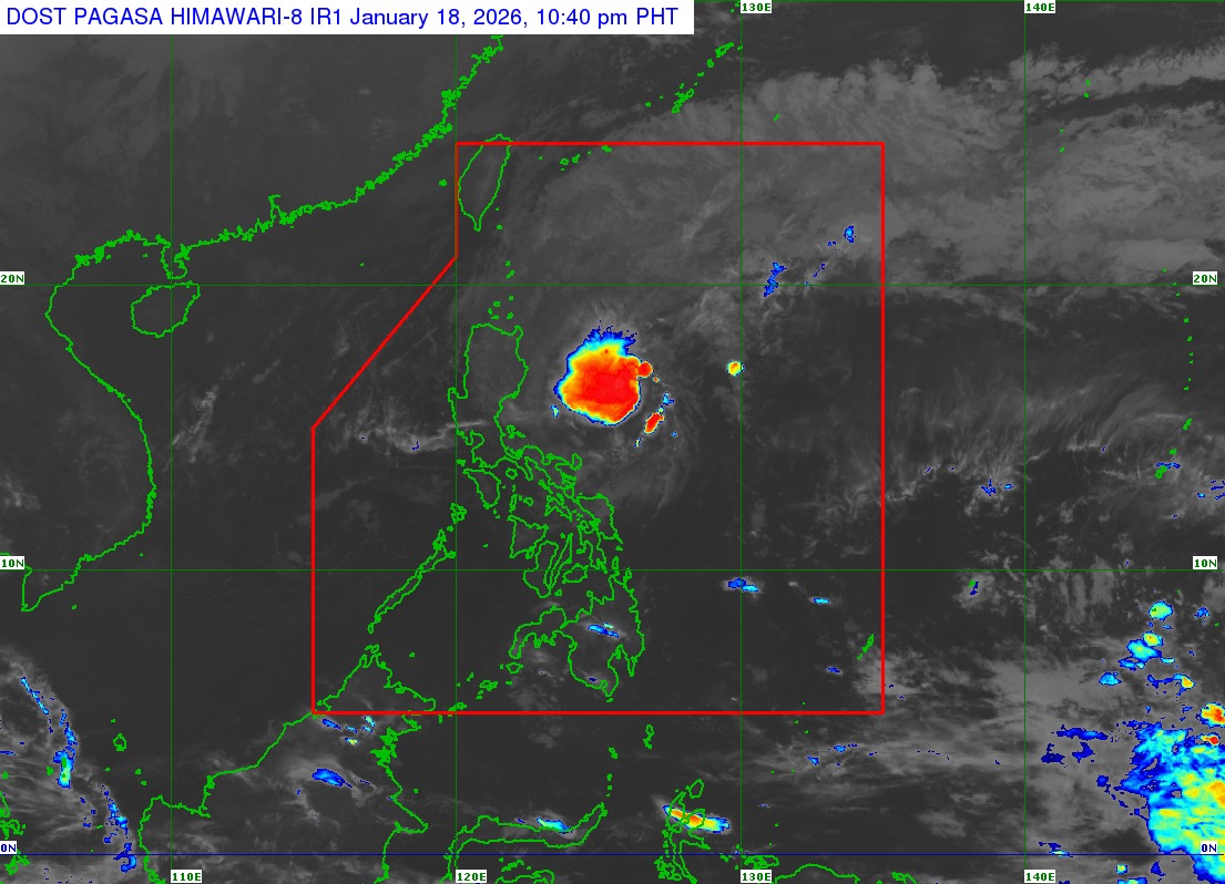 PAGASA: No wind signals due to Ada as of 11 p.m. Jan 18, 2026