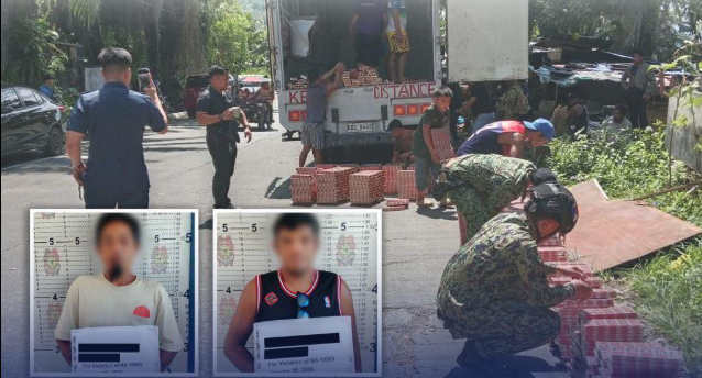 2 nabbed, P3.92M in smuggled cigarettes flagged at Maguindanao del Norte checkpoint 