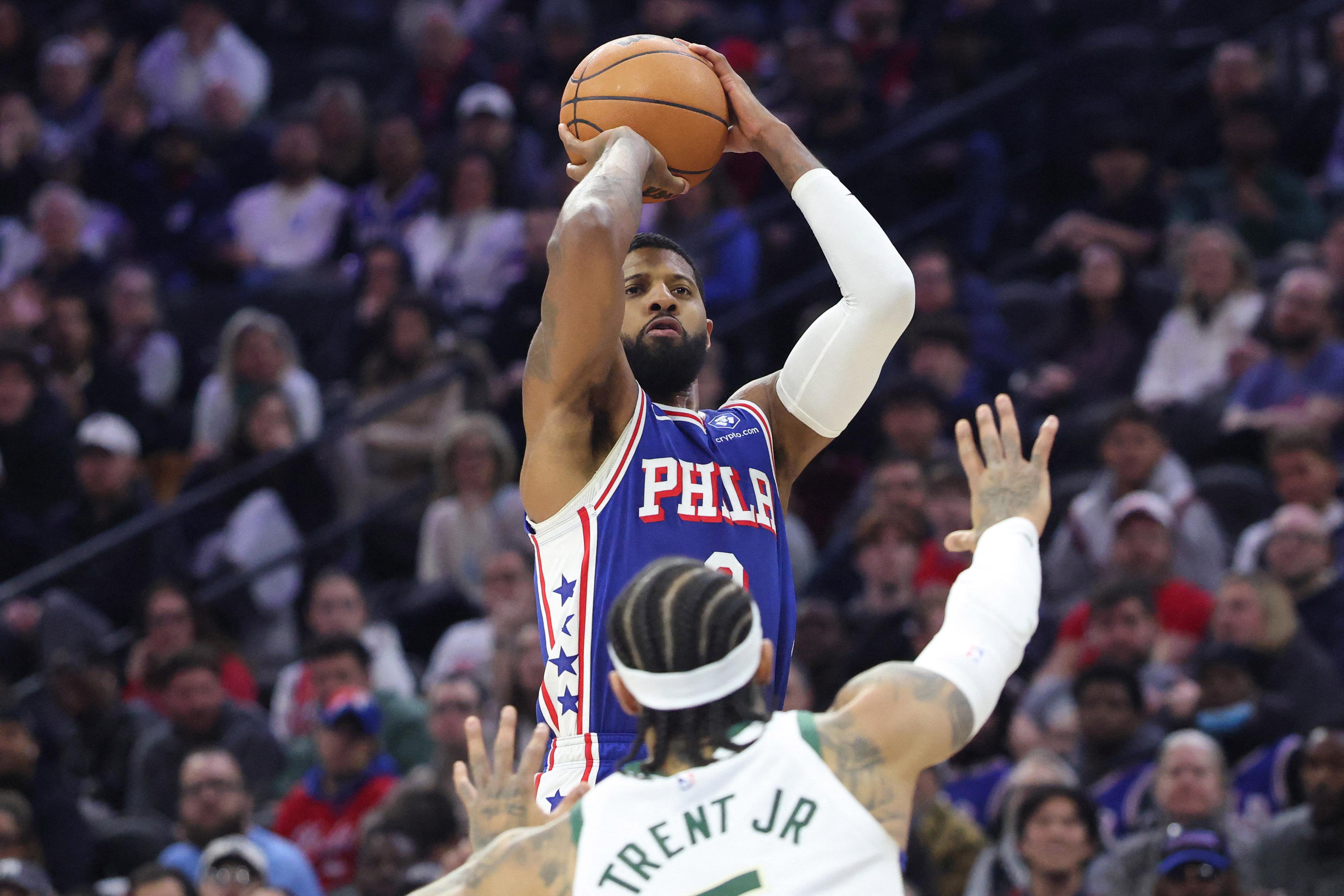 NBA: Paul George of the Philadelphia 76ers