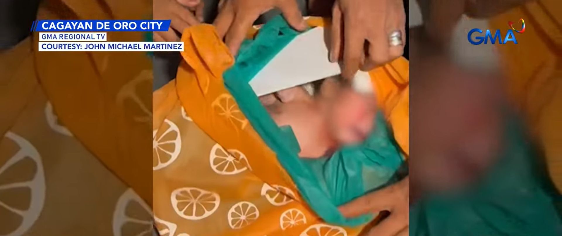 Newborn baby found in ecobag in Cagayan de Oro