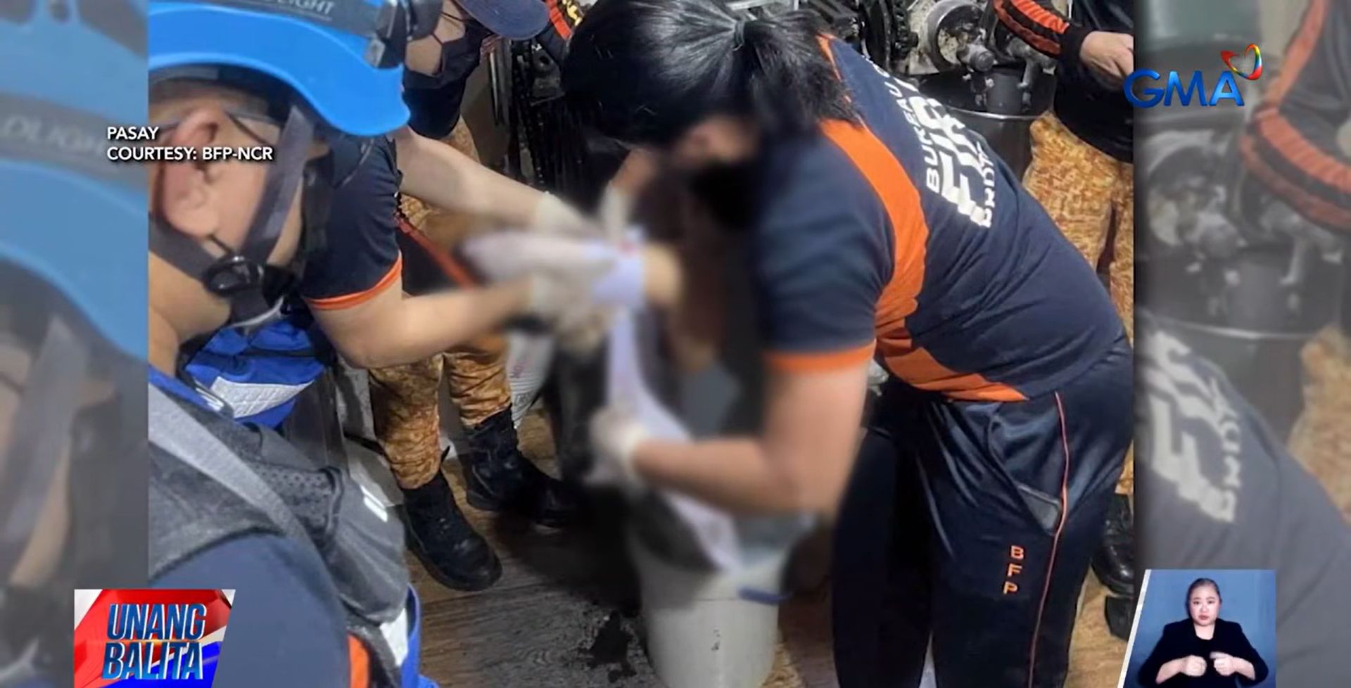 Panadero, nabalian nang maipit ang braso sa makina na pangmasa ng tinapay
