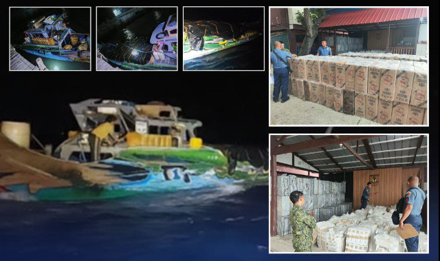 PNP nabs 3, seizes P21 million smuggled cigarettes off Manalipa Island