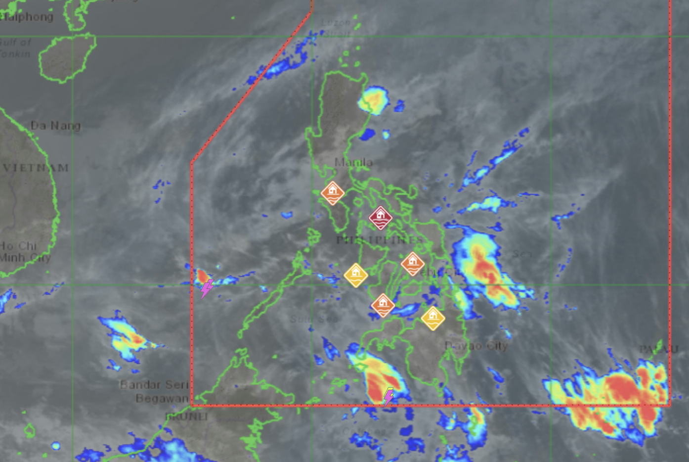 Shear line, Amihan to bring rains, thunderstorms to parts of PH