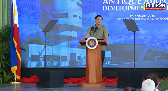Antique airport's development shows public funds can be used wisely —Marcos 