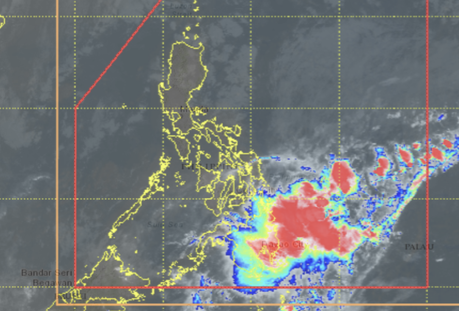 LPA east of Mindanao, shear line bring rains over southern PH