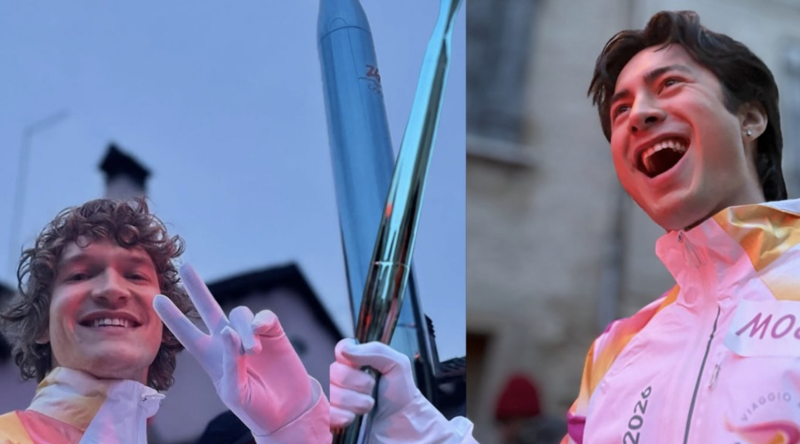 'Heated Rivalry' stars Hudson Williams, Connor Storrie serve as torchbearers at 2026 Winter Olympics in Milan