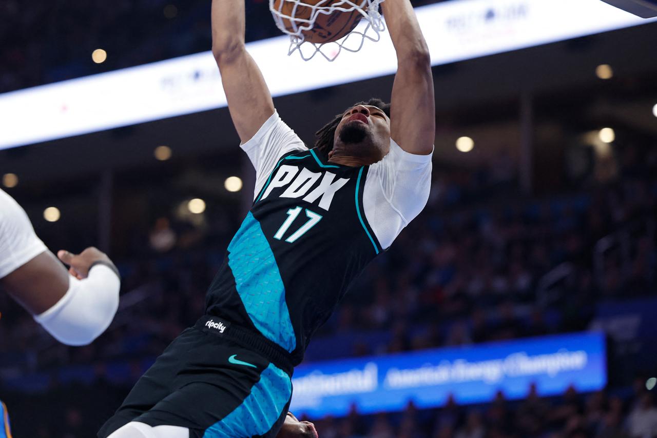 NBA: Shaedon Sharpe of the Portland Trail Blazers