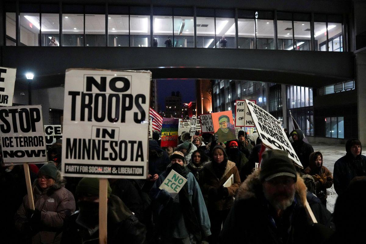 'Stop ICE Terror' protest in Minnesota vs US immigration policies