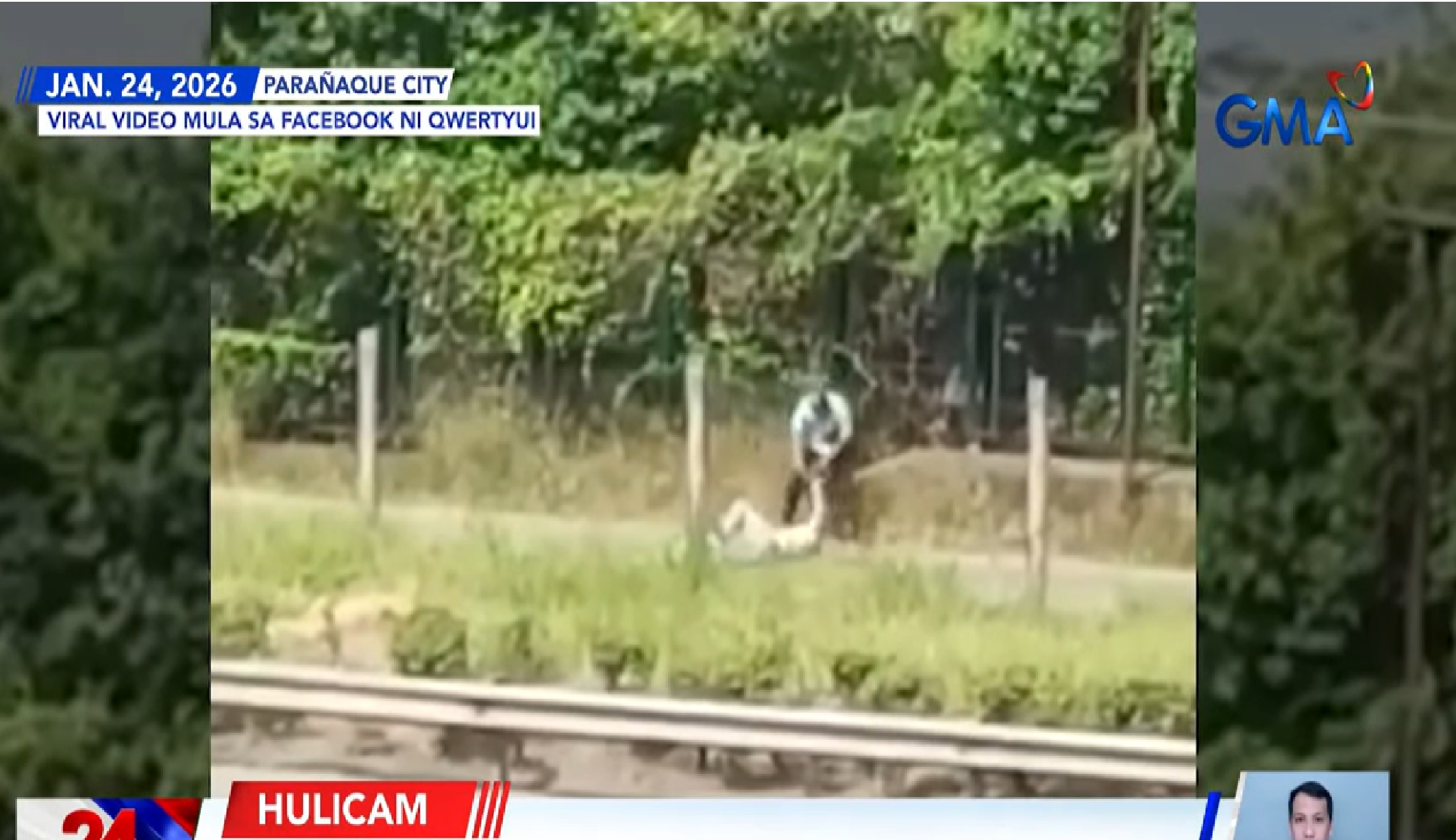 Japanese, sugatan matapos hampasin ng kahoy ng kawatan; cellphone at bag na may pera, nakuha