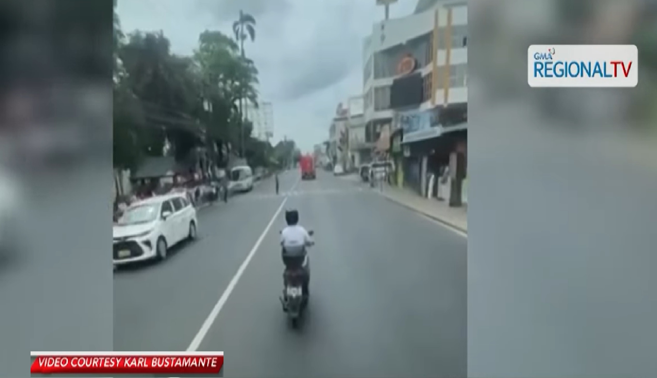 Rider na humarang sa firetruck, walang valid driver's license at ‘di nakarehistro ang motorsiklo