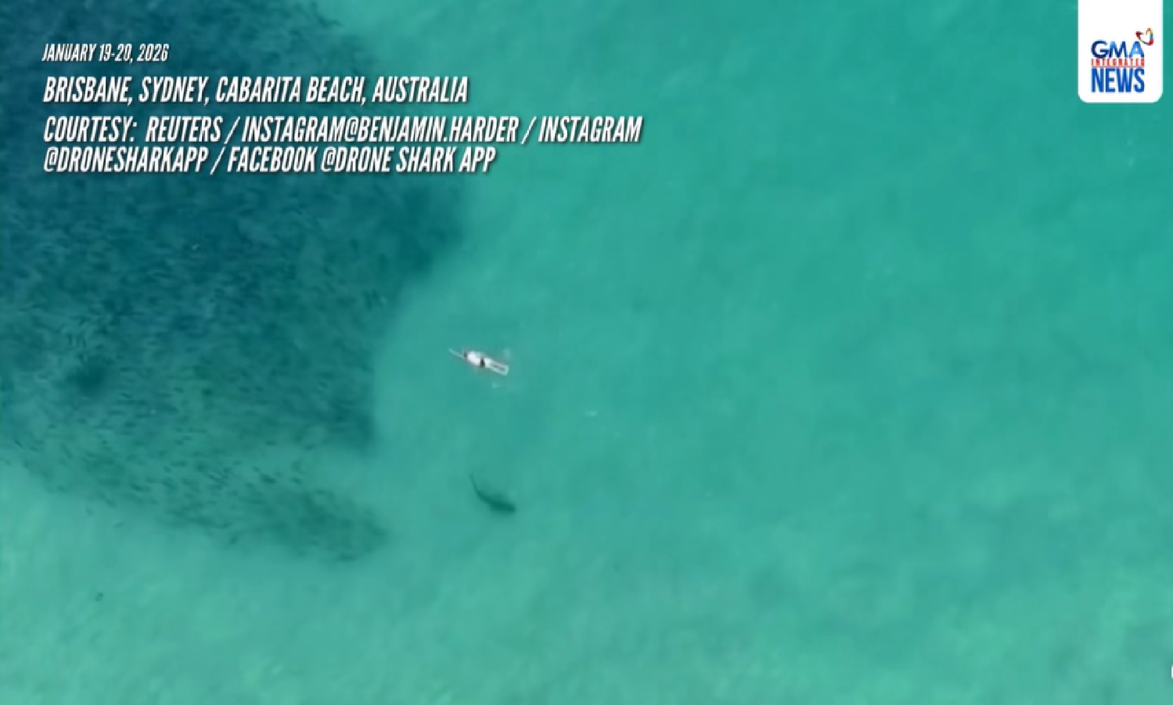 Ilang beach sa east coast ng Australia, isinara dahil sa sunod-sunod na shark attacks