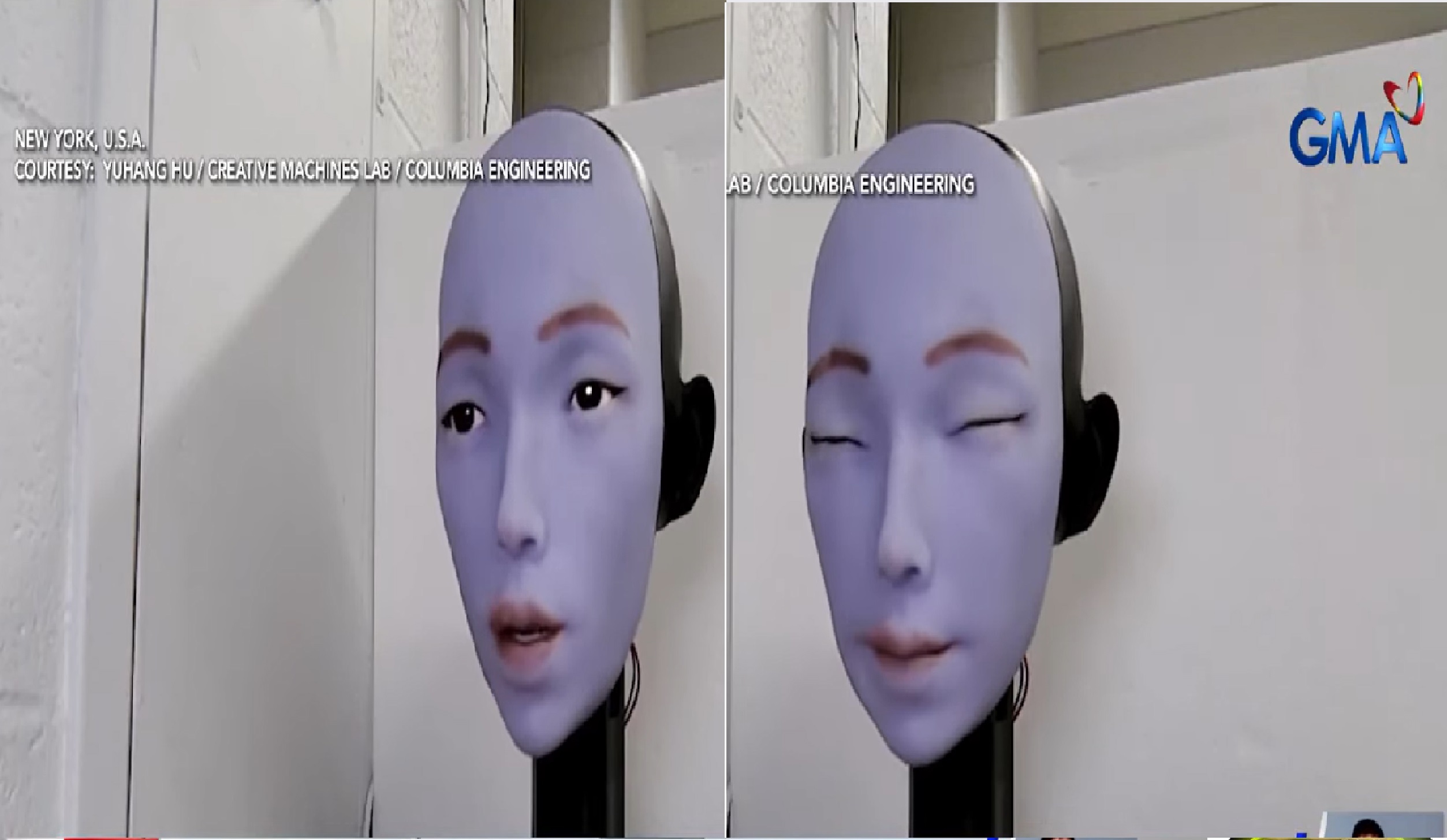 Robot, kayang magli-lip sync ng kanta at gayahin ang kilos ng mukha ng tao