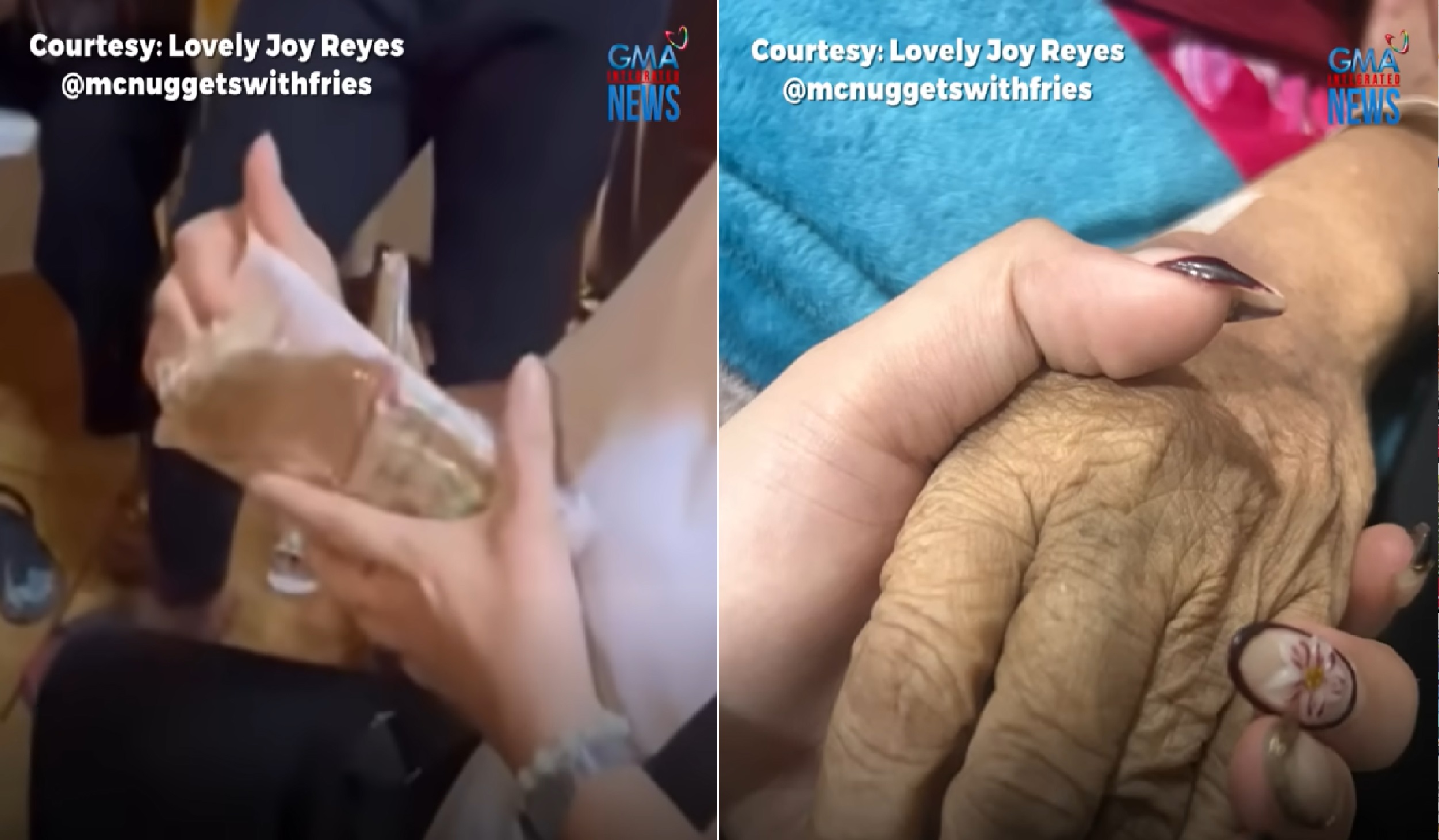 Pamilya, naiyak sa mga sobreng iniwan para sa kanila ng namayapa nilang lola