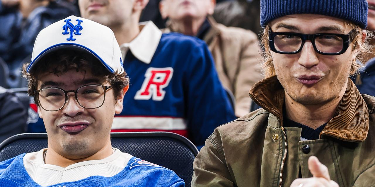 'Stranger Things' stars Joe Keery, Gaten Materazzo bond at hockey game