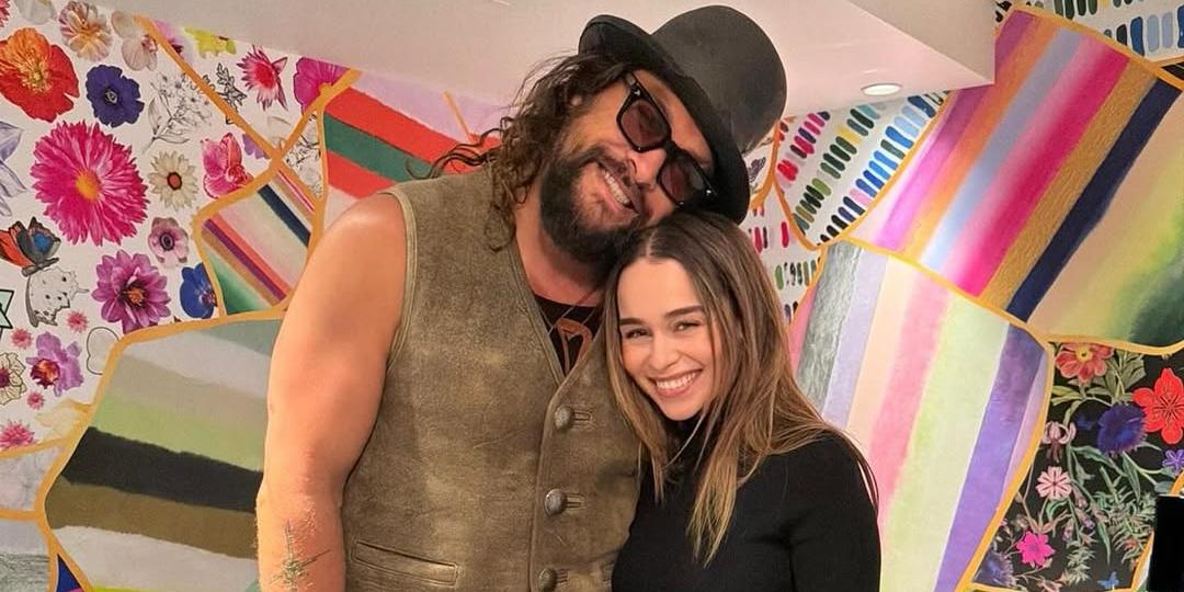 Emilia Clarke gets surprise visit from Jason Momoa in New York