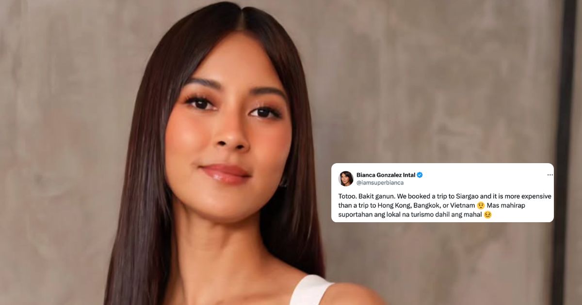 Netizens react to Bianca Gonzalez’s thoughts on expensive domestic travel vs. international trips