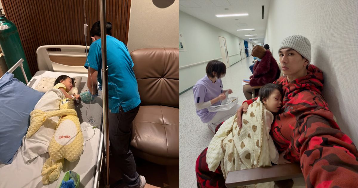 Nikko Natividad's son suffers seizure, pneumonia amid Japan trip