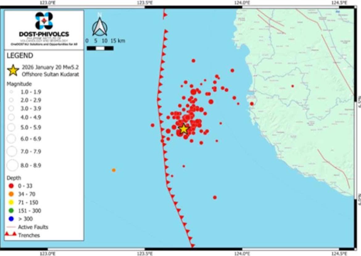 Classes, work suspended in Sultan Kudarat due to series of quakes