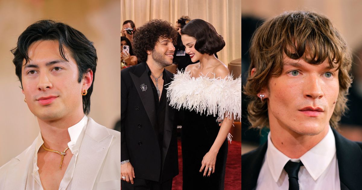 heated rivalry hudson williams, connor storrie, selena gomez benny blanco golden globees