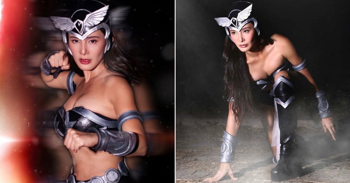 ?Katrina Halili revives Black Darna outfit on 40th birthday
