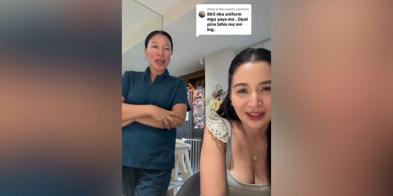 Kris Bernal addresses uniform issue involving household staff: 'Choice talaga nila 'yun'