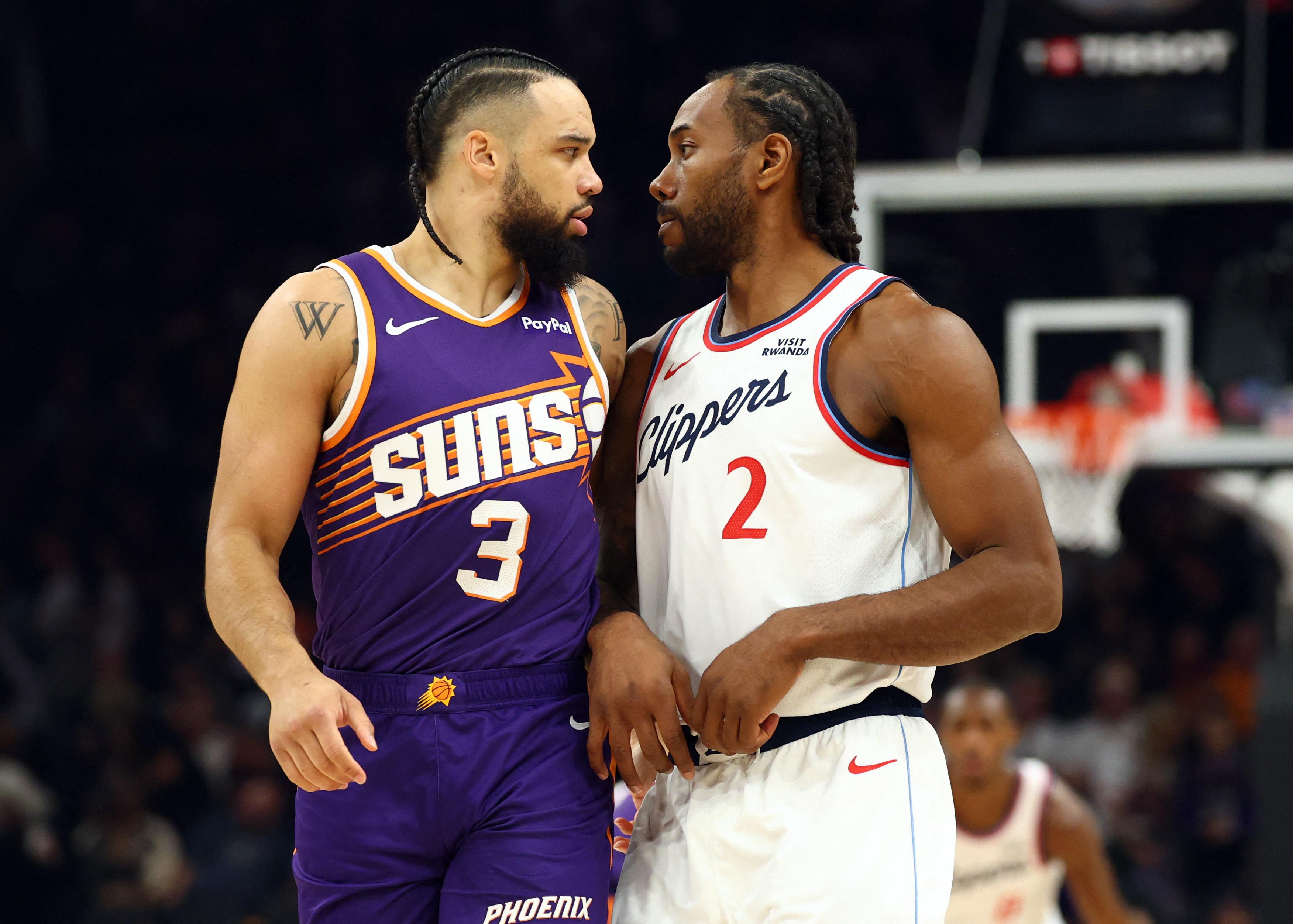 NBA: Suns' Dillon Brooks and Clippers' Kawhi Leonard