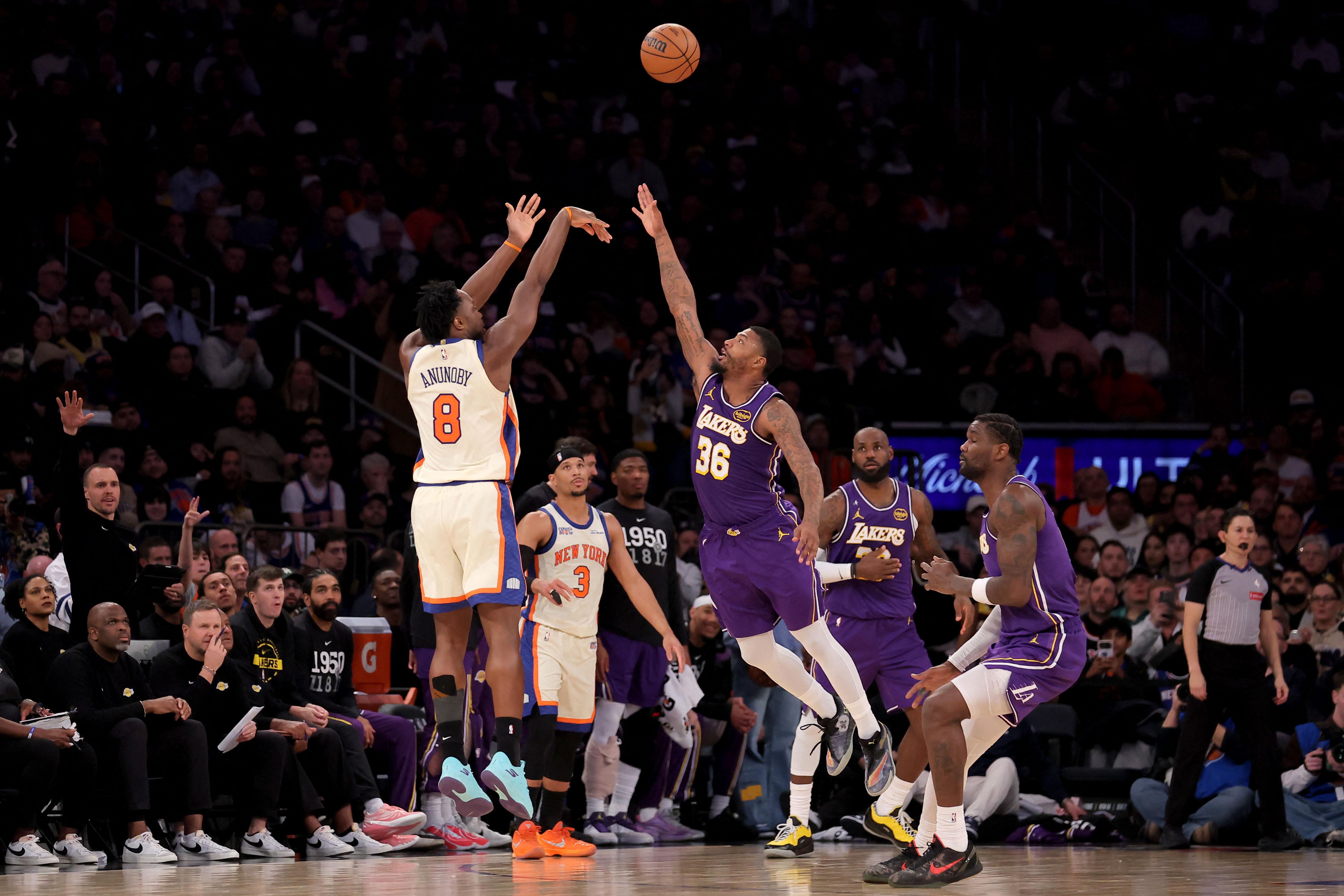 NBA: OG Anunoby of the New York Knicks