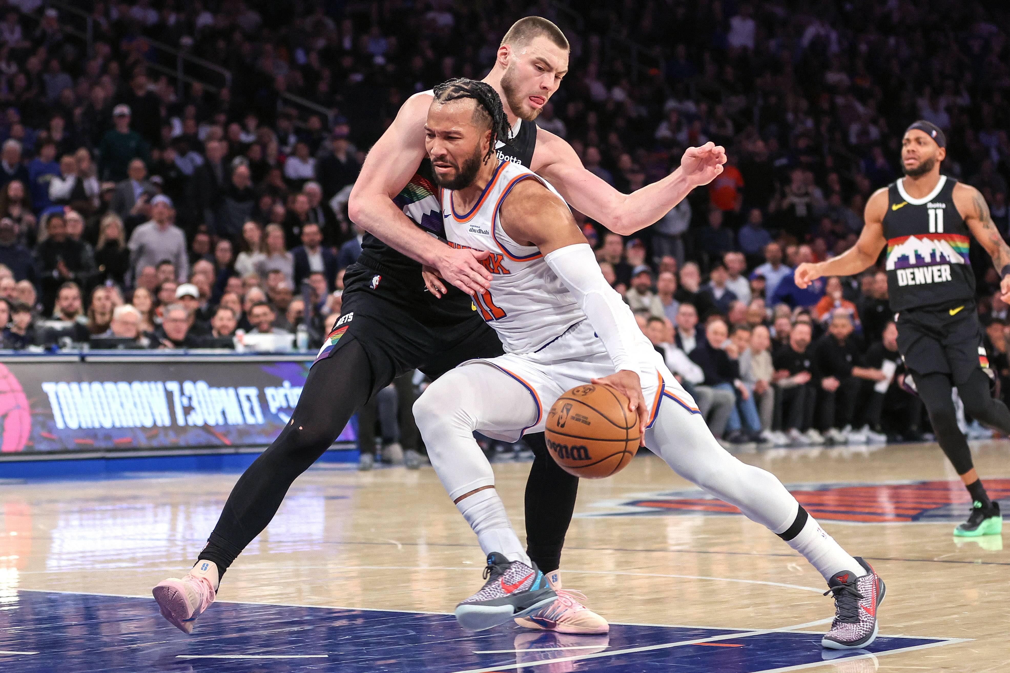 NBA: Knicks win eighth straight in double overtime clash with Nuggets