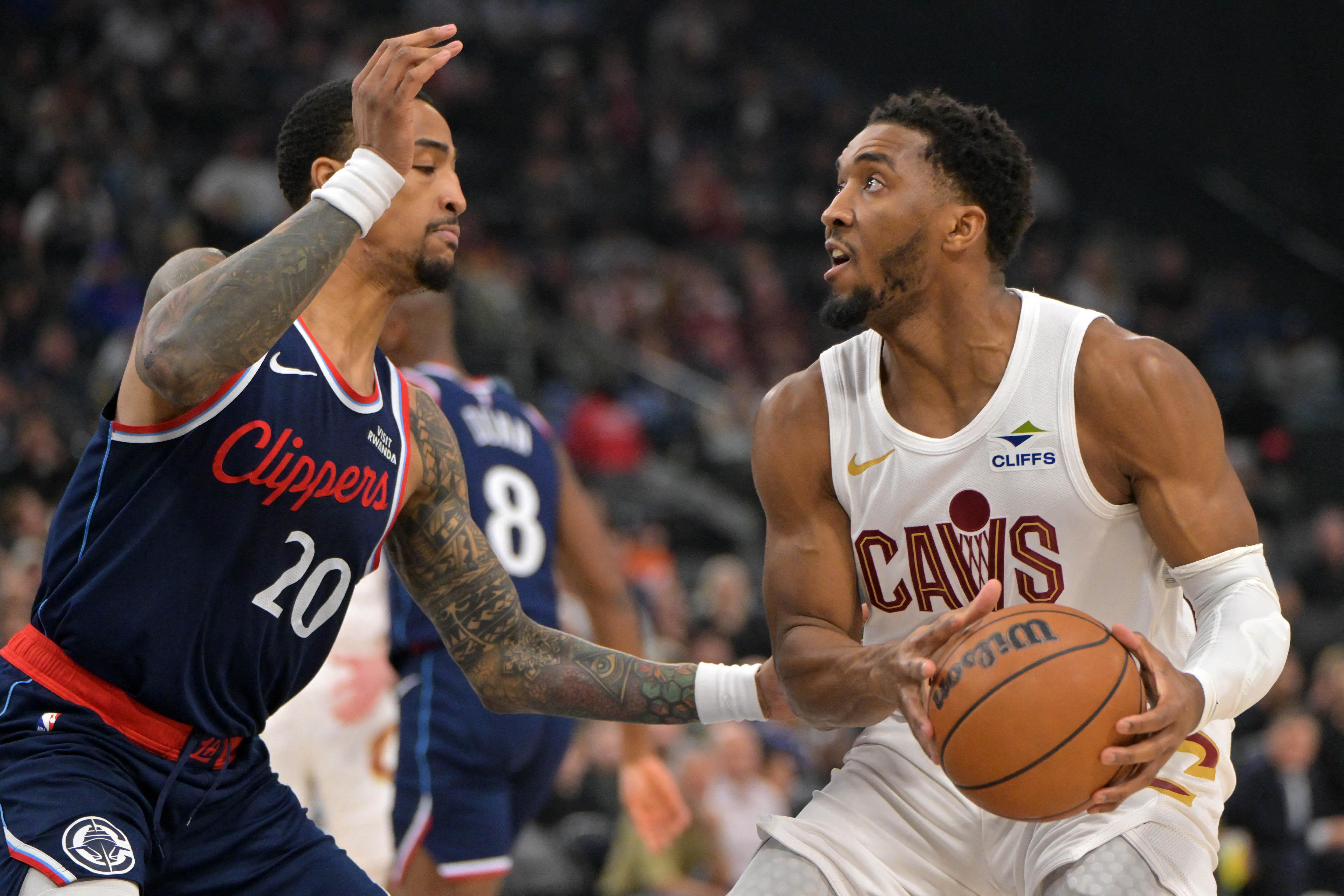 NBA: Clippers' John Collins vs Cavs' Donovan Mitchell