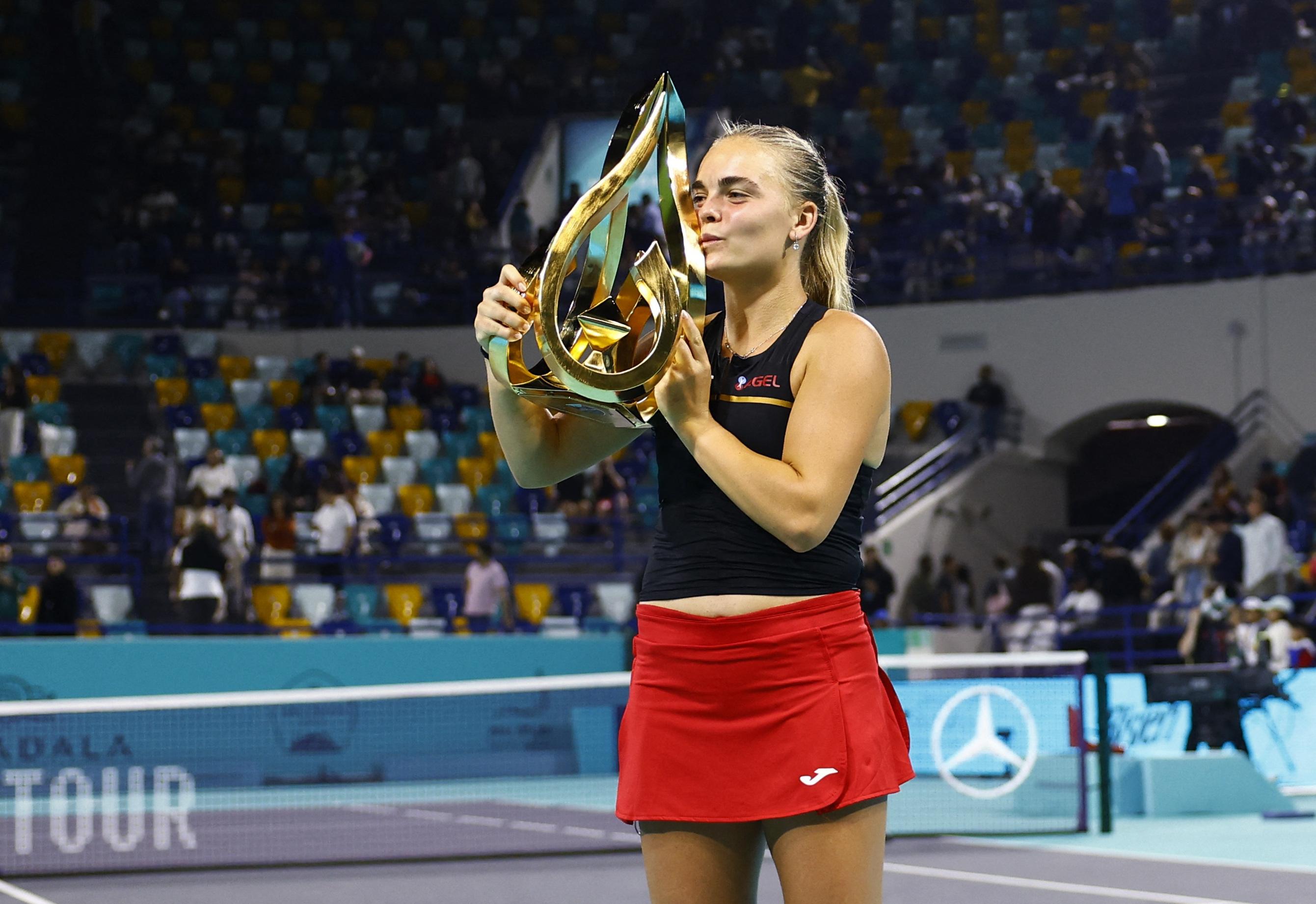 WTA roundup: Qualifier Sara Bejlek wins Abu Dhabi title