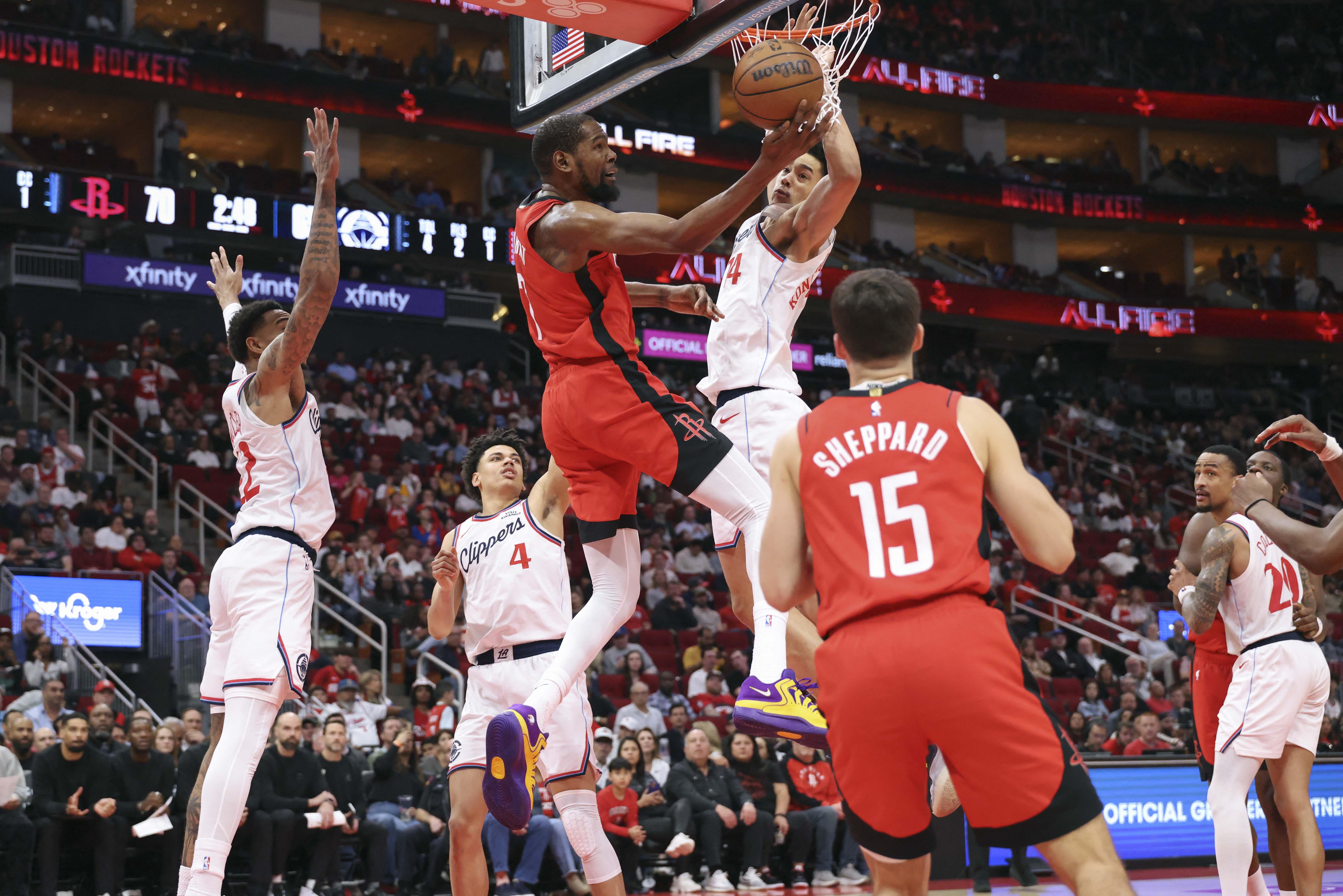 NBA: Kevin Durant of the Houston Rockets