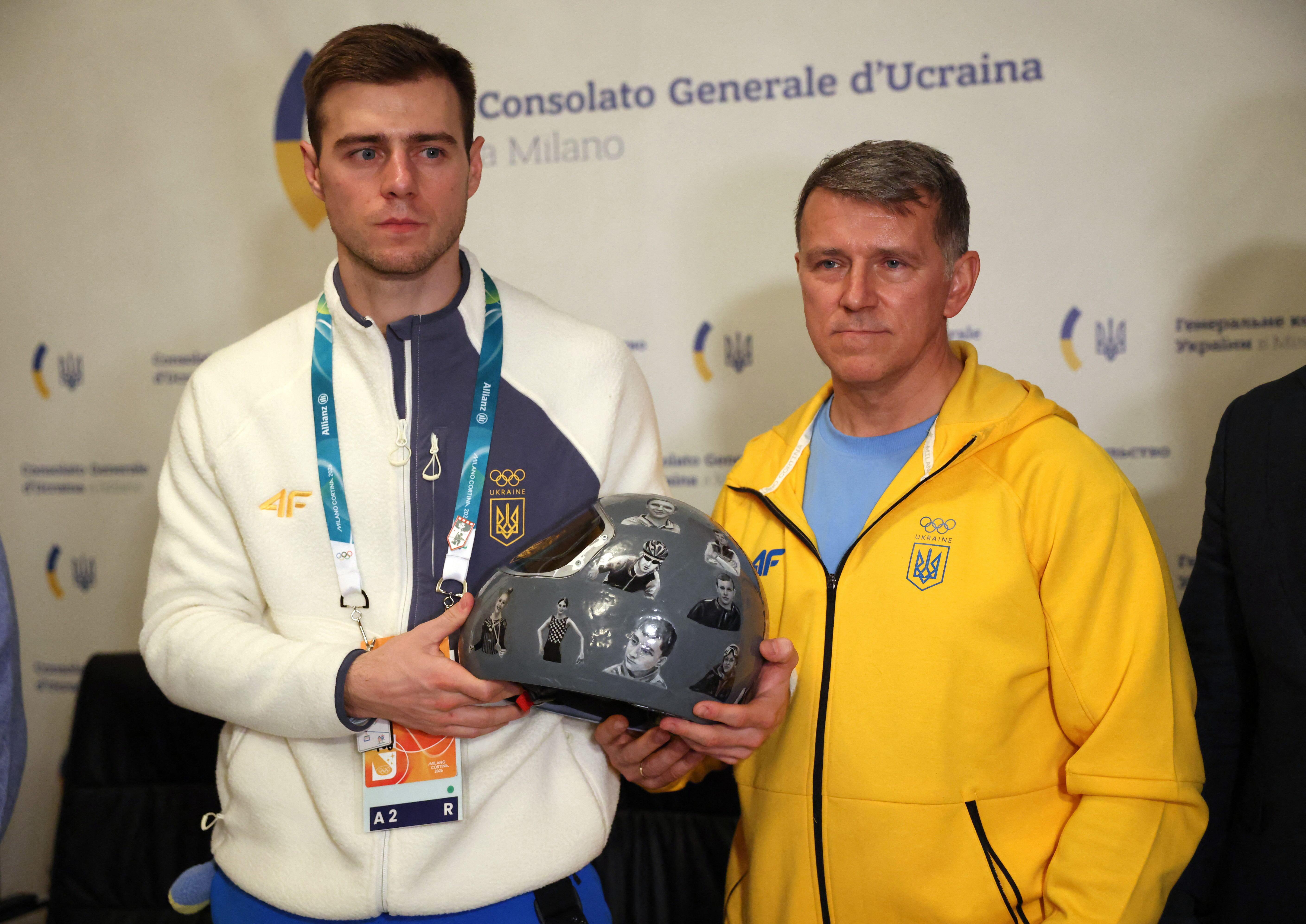 Ukrainians rush to support 'hero' skeleton racer after IOC disqualification