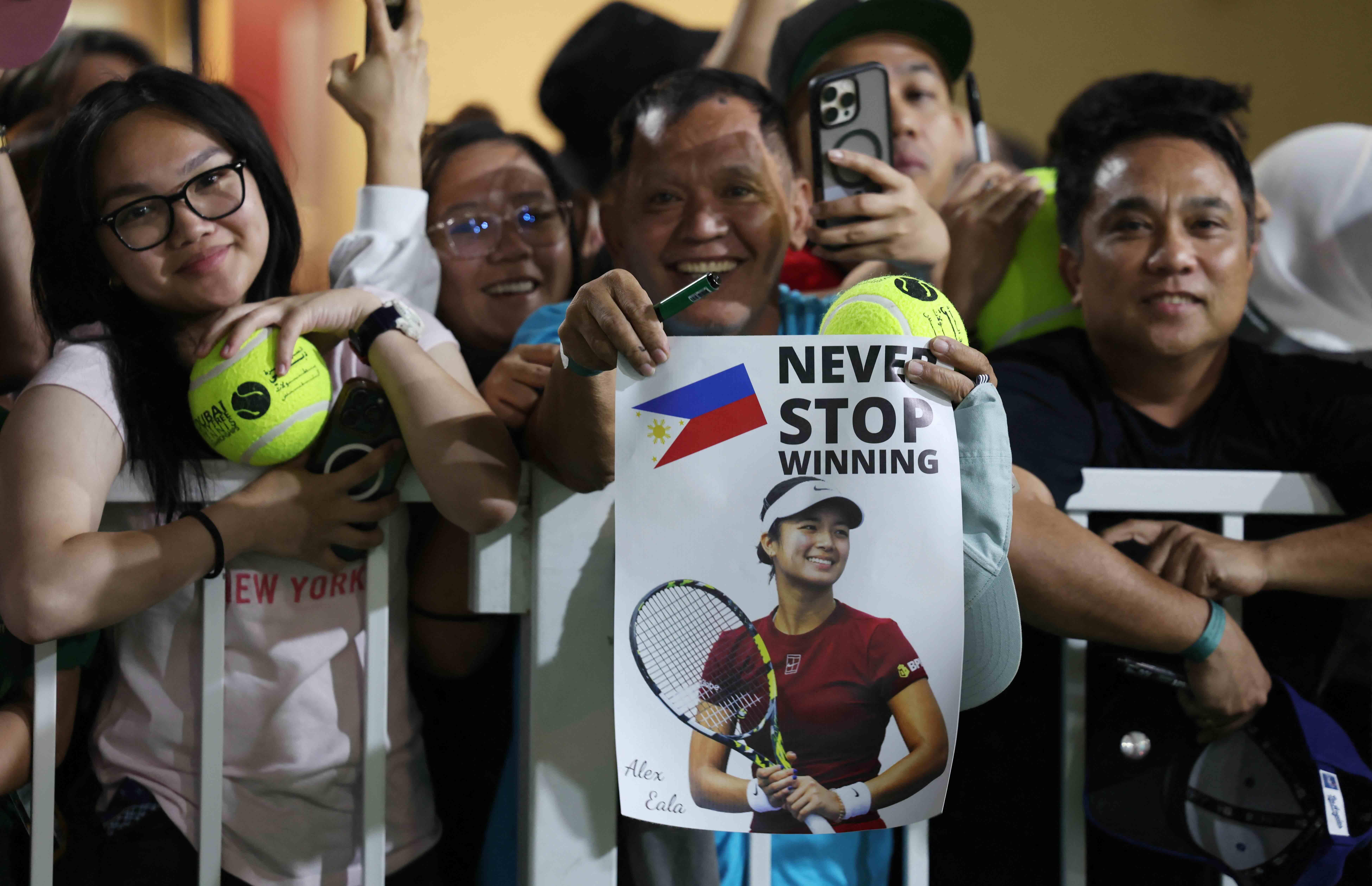 Alex Eala to fans after Dubai R32 win over Jasmine Paolini: ‘Ilan kaya sa inyo 'yung nagdadasal para sa akin?’