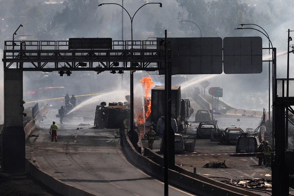 Truck explosion in Chile’s capital kills three and injures 10